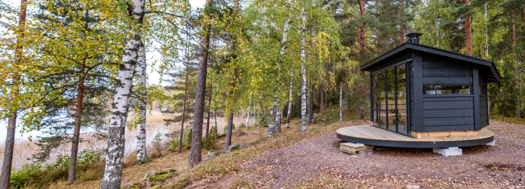 Antinniemen laavu. Kuva Carl Svanfält / Pyhtään kunta