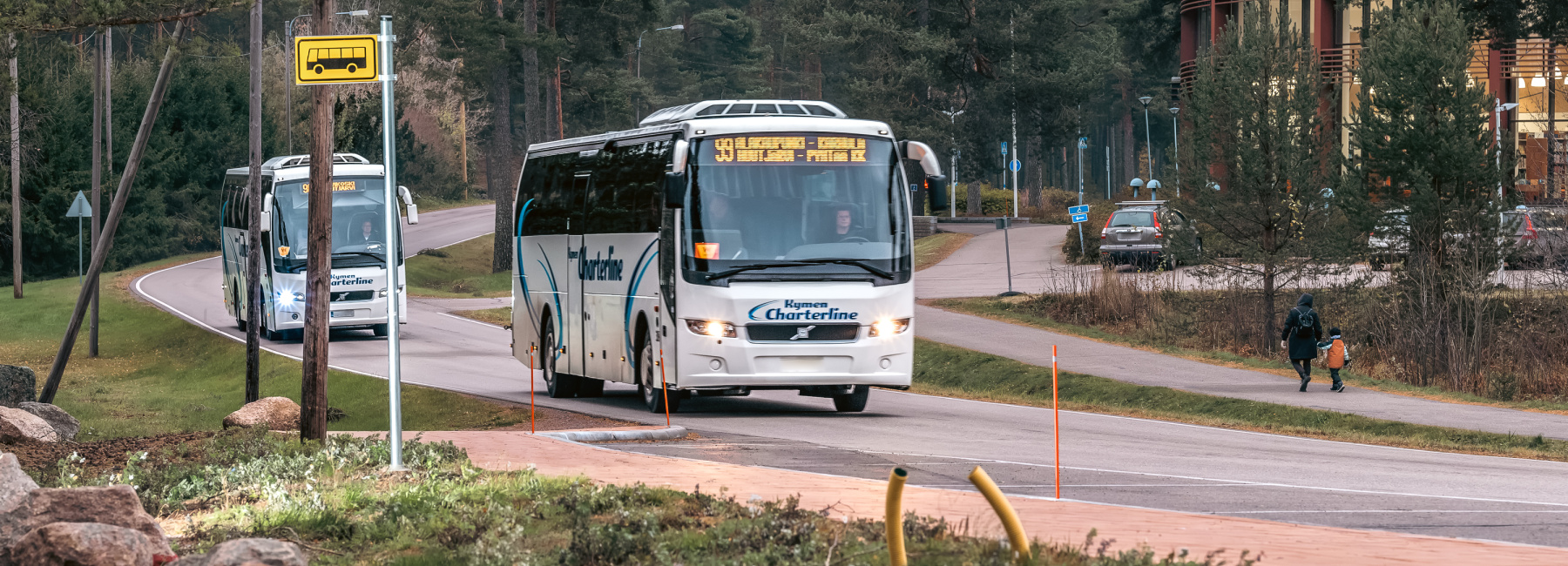 Pyhäinpäivän bussiliikenne.